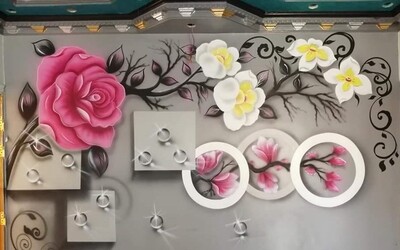 3D wall painting services