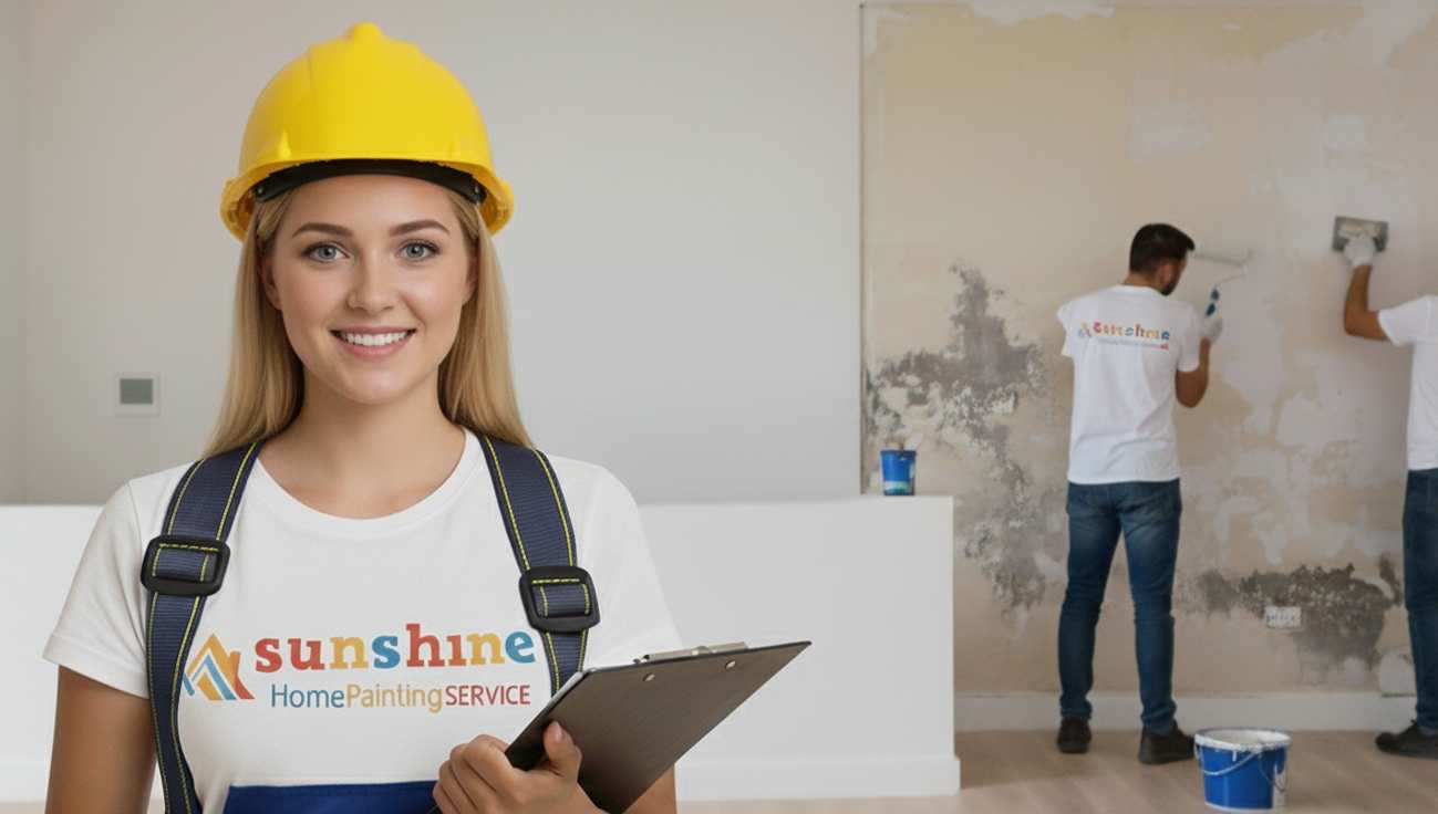 Damp and waterproofing service in Kolkata - Sunshine Home Painting Service