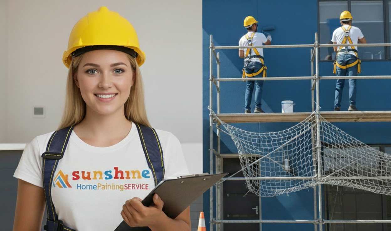 Exterior home painting service in Kolkata - Sunshine Home Painting Service