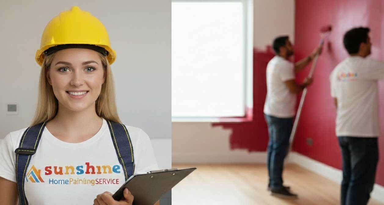 Portfolio - Home painting Kolkata project by Sunshine Home Painting Service