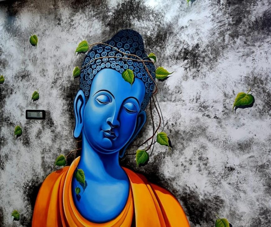 Wall Decoration Ideas- Lord Buddha Imprint