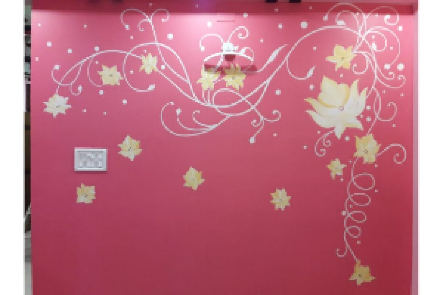 Wall Painting Design of  Wall painting with root