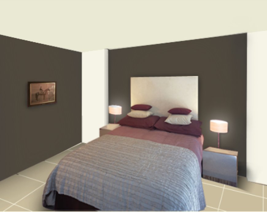 Two Colour Combination For Bedroom Walls - 20 - Black and white