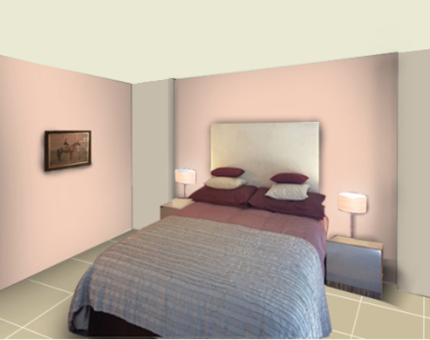Two Colour Combination For Bedroom Walls - 21 - Gray and pale pink