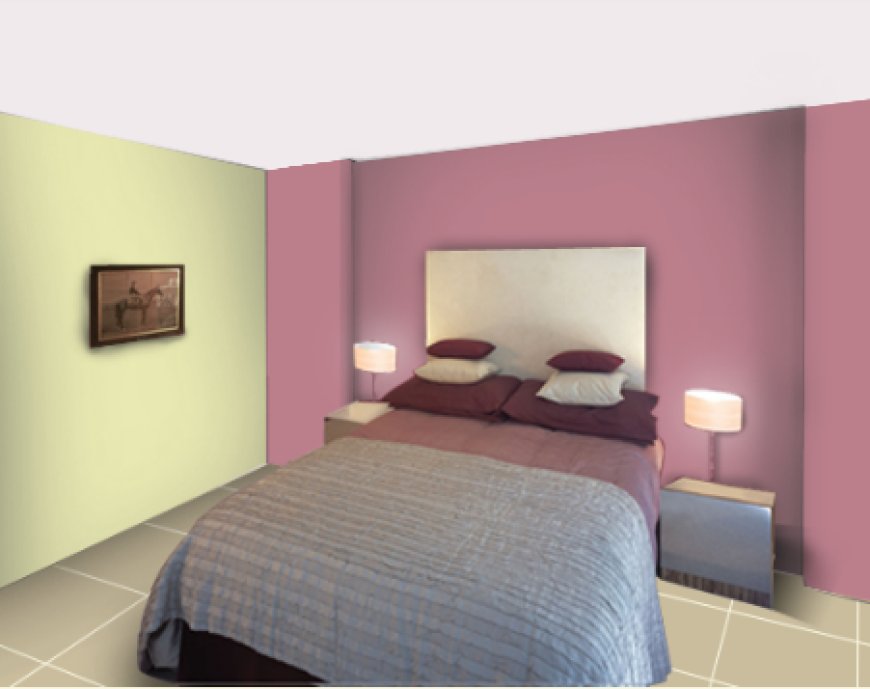 Two Colour Combination For Bedroom Walls - 47 - Pink and Beige