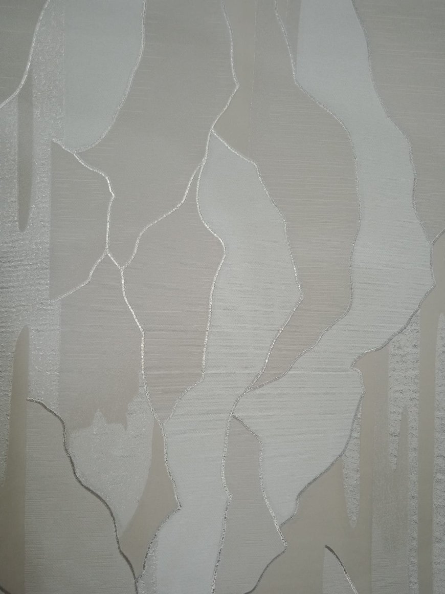Wallpaper Designs For Wall - Light Grey With Silver Design Pattern