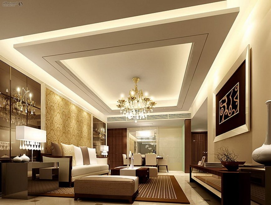 False Ceiling Design For Living Room