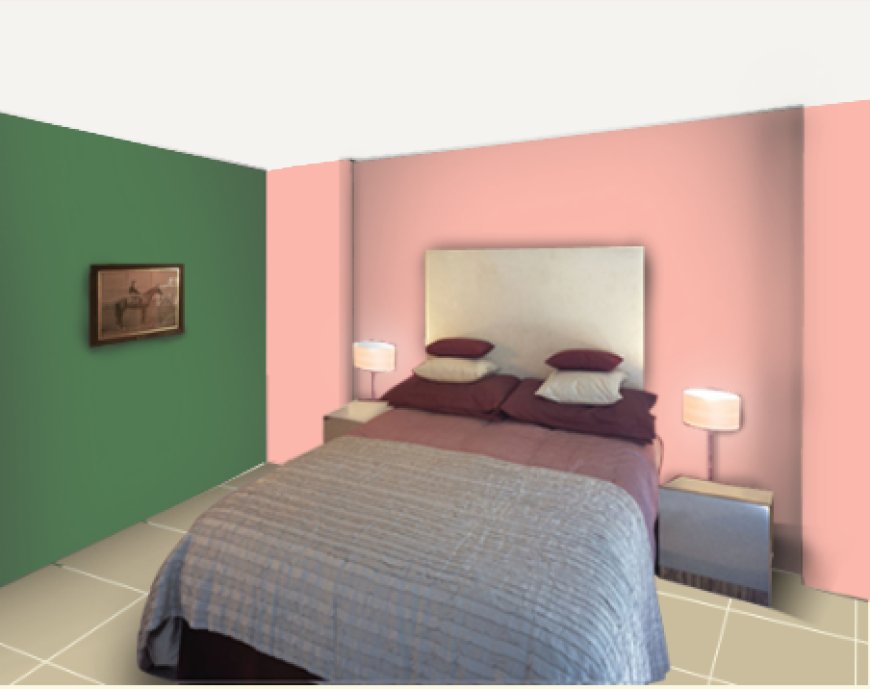 Salmon PINK and Olive Green