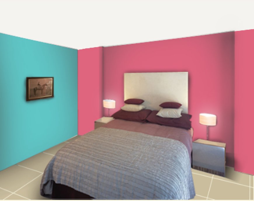 Watermelon PINK and Aqua Blu