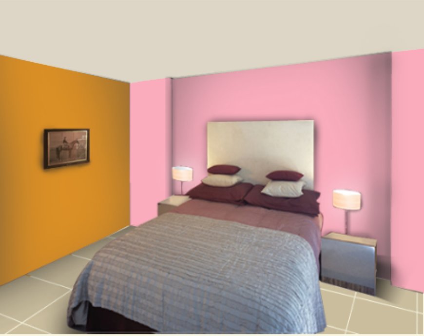 Hibiscus PINK and Mustard Yellow