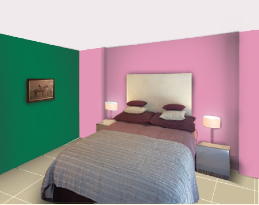 Heather PINK and Dark Green