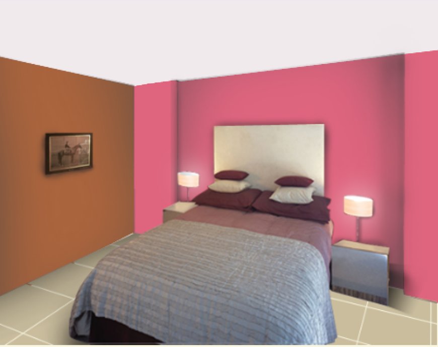 Brick PINK and Chocolate Brown