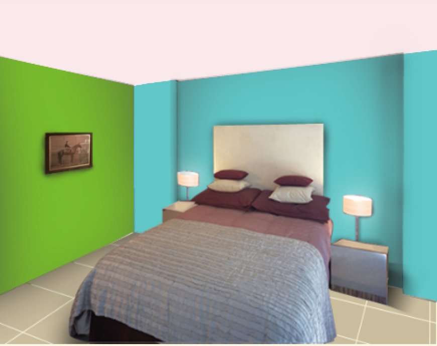 Green clearance colour wall