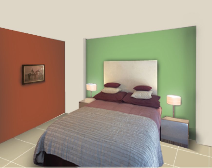Mint Green and Burnt Sienna Colour Combination