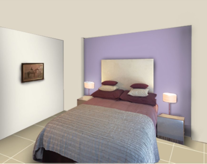 Lavender and Soft White colour combination