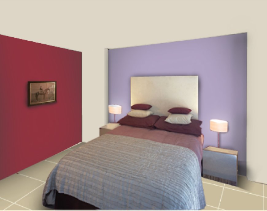 Lavender and Burgundy colour combination
