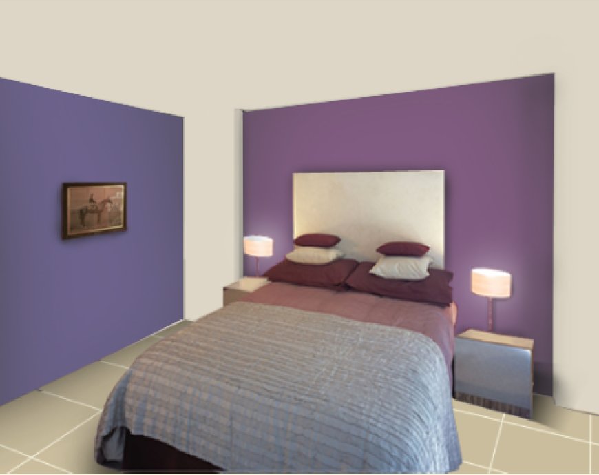 Violet and Indigo colour combination