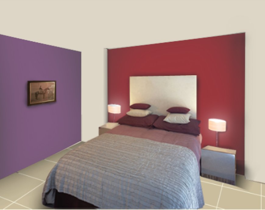 Maroon and eggplant purple Colour Combination