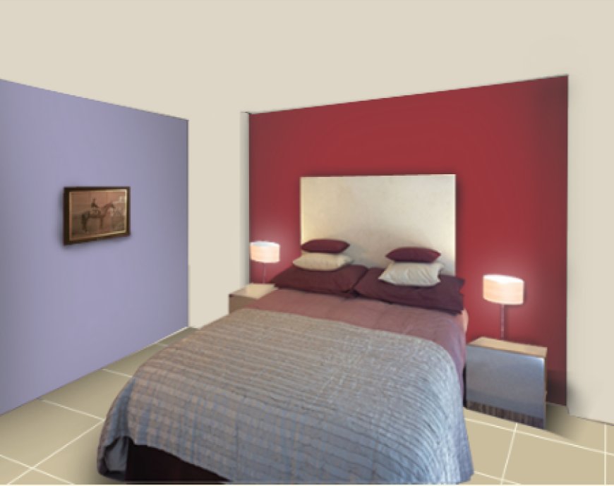 Maroon and lilac Colour Combination