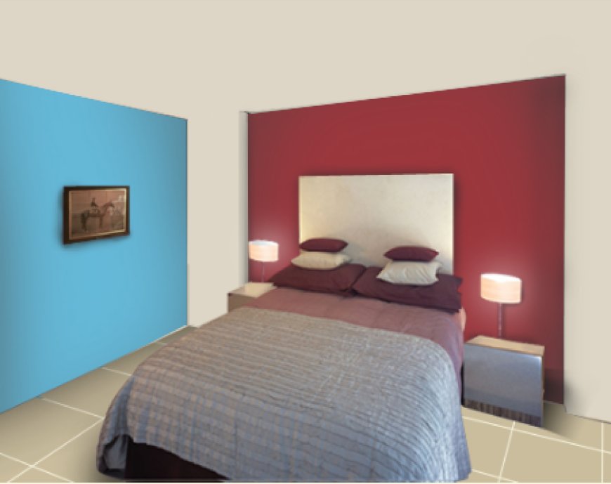 Maroon and aquamarine Colour Combination