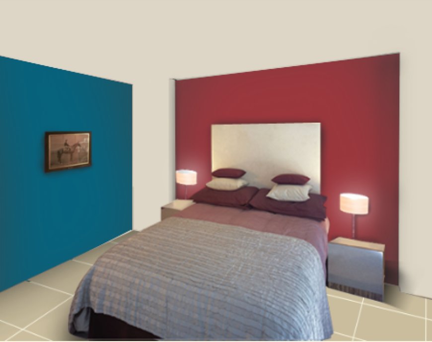 Maroon and cobalt blue Colour Combination