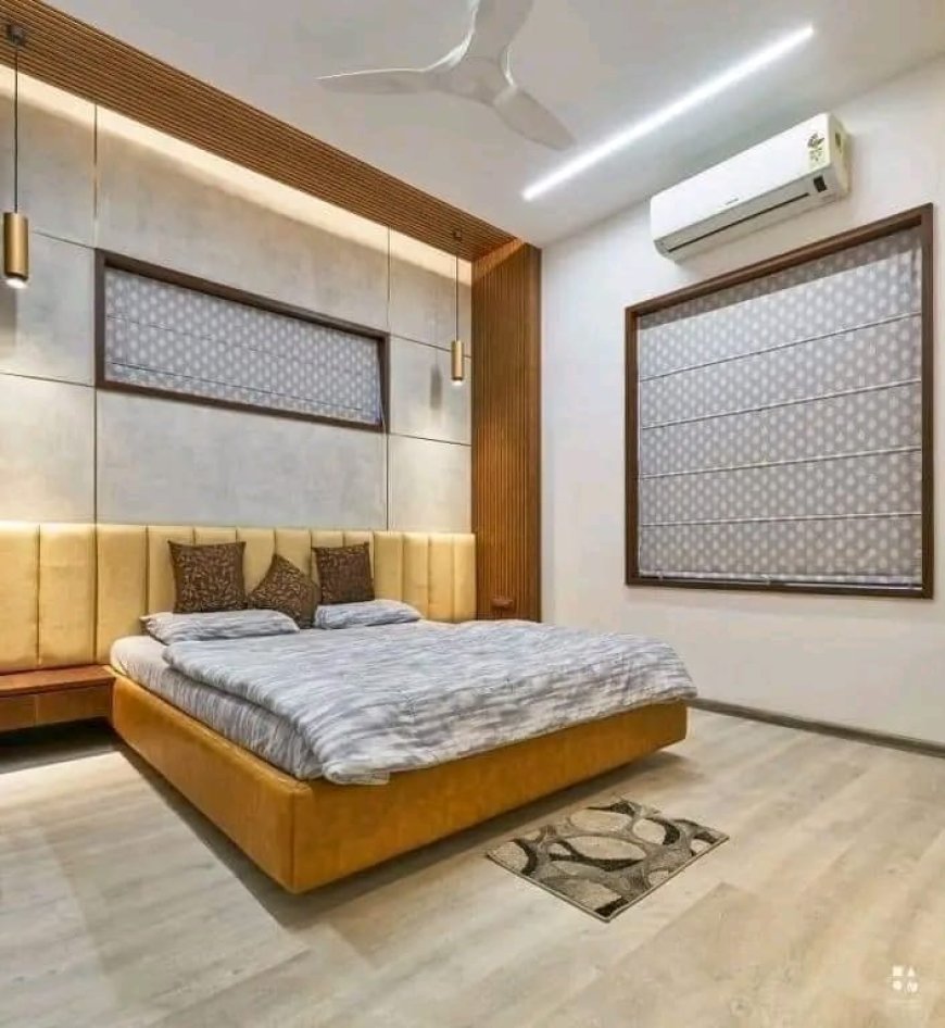 Grey Colour Bedroom Design