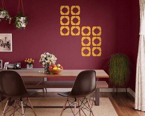 asian paints wall stencil design 0