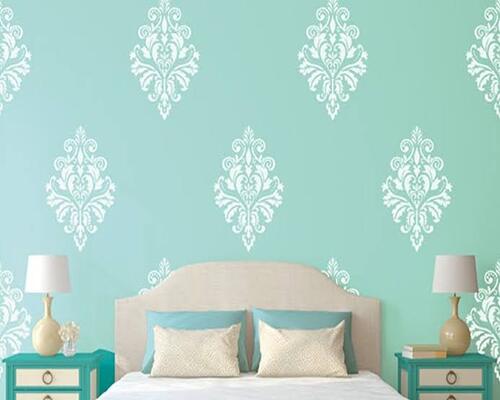 asian paints wall stencil design 17