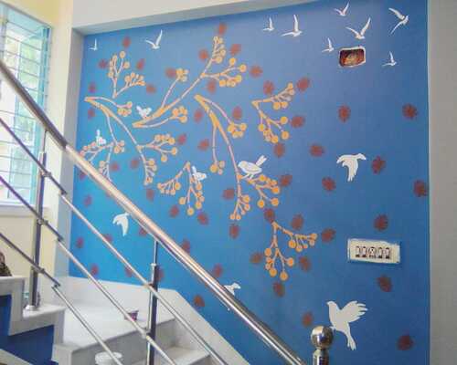 asian paints wall stencil design 24