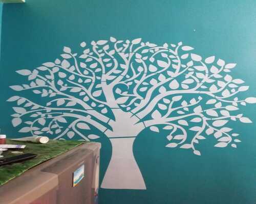 asian paints wall stencil design 28