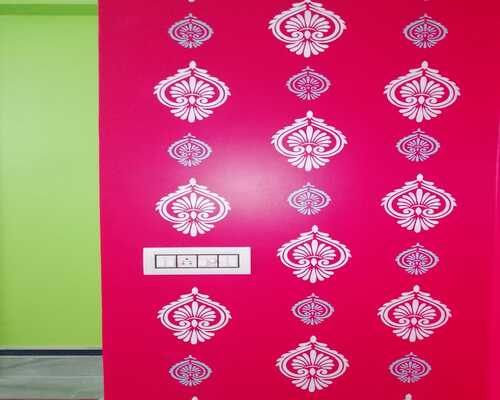 asian paints wall stencil design 3