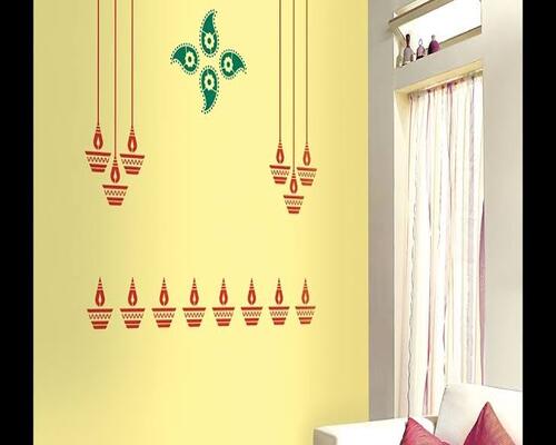 asian paints wall stencil design 33