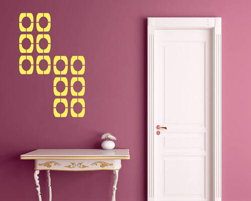 asian paints wall stencil design 34