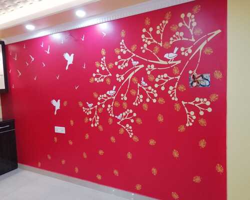 asian paints wall stencil design 4
