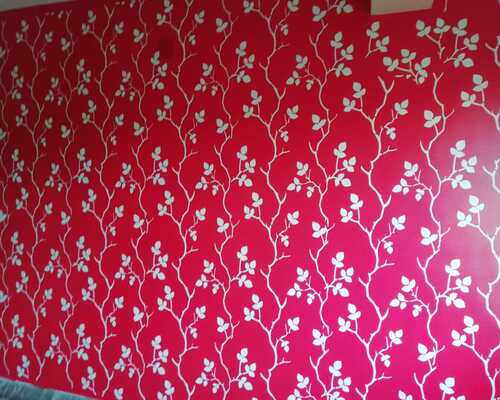 asian paints wall stencil design 41